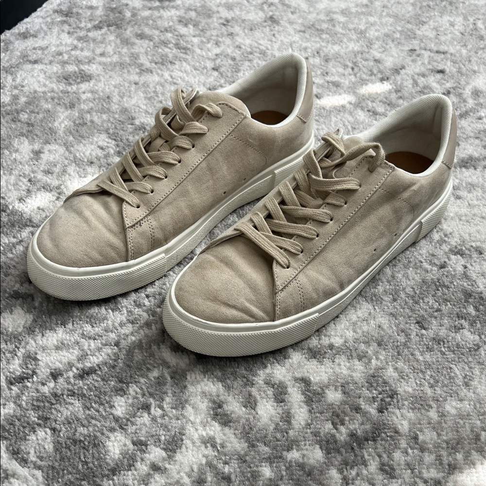 H&M Beige Canvas Sneakers for Men